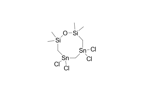 1,1,3,3-Tetrachloro-5,5,7,7-tetramethyl-5,7-disila-1,3-distanna-6-oxacyclooctane