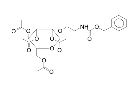 2-BENZYLOXYCARBONYLAMINOETHYL 2,3,4,6-TETRA-O-ACETYL-ALPHA-D-MANNOPYRANOSIDE