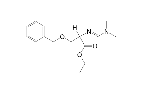 o-Benzyl-L-serine, N-dimethylaminomethylene-, ethyl ester