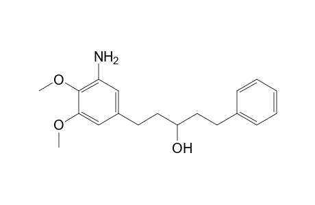 Benzenepropanol, 3-amino-4,5-dimethoxy-.alpha.-(2-phenylethyl)-, hydrochloride