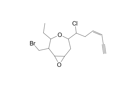 2-(bromomethyl)-5-[(Z)-1-chlorohex-3-en-5-ynyl]-3-ethyl-4,8-dioxabicyclo[5.1.0]octane