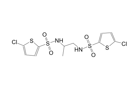 5-chloro-N-(2-{[(5-chloro-2-thienyl)sulfonyl]amino}-1-methylethyl)-2-thiophenesulfonamide