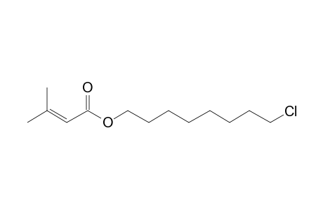 3-Methylbut-2-enoic acid, 8-chlorooctyl ester