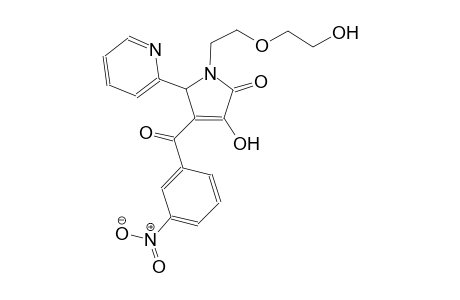 3-hydroxy-1-[2-(2-hydroxyethoxy)ethyl]-4-(3-nitrobenzoyl)-5-(2-pyridinyl)-1,5-dihydro-2H-pyrrol-2-one