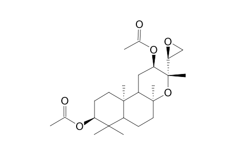 3.beta.,12.beta.-Diacetoxy-14S,15-epoxy-ent-13-epi-monoyl-oxide