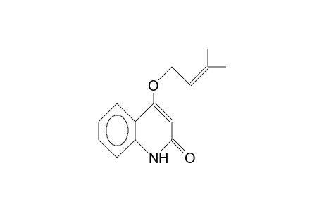 4-(3',3'-Dimethyl-allyloxy)-2-chinolon