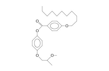 4'-(2(S)-Methoxy-propoxy)-phenyl 4-undecyloxy-benzoate