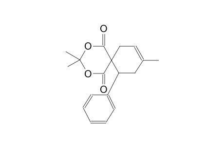 2,4-dioxaspiro[5.5]undec-8-ene-1,5-dione, 3,3,9-trimethyl-11-phenyl-