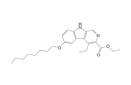 4-Ethyl-6-octoxy-9H-$b-carboline-3-carboxylic acid ethyl ester