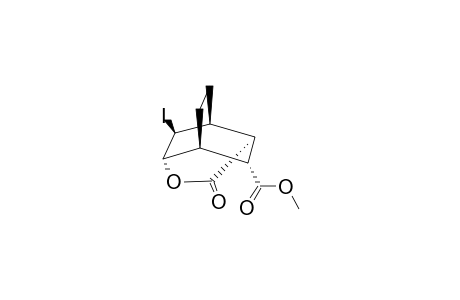 Methyl-(2sr, 7RS)-2-iodo-4-oxa-5-oxotricyclo-[4.4.0.0(3,8)]-decan-7-carboxylate