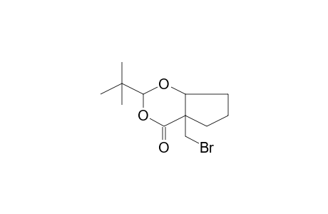 Cyclopenta-1,3-dioxin-4(4ah)-one, 4a-(bromomethyl)-2-(1,1-dimethylethyl)tetrahydro-, [2s-(2.alpha.,4a.beta.,7a.beta.)]-