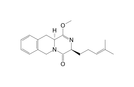 (3S,11aS)-1-methoxy-3-(4-methylpent-3-enyl)-3,6,11,11a-tetrahydropyrazino[1,2-b]isoquinolin-4-one
