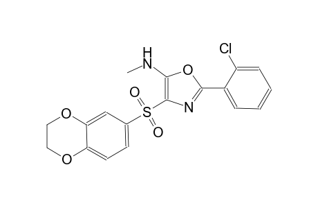5-oxazolamine, 2-(2-chlorophenyl)-4-[(2,3-dihydro-1,4-benzodioxin-6-yl)sulfonyl]-N-methyl-