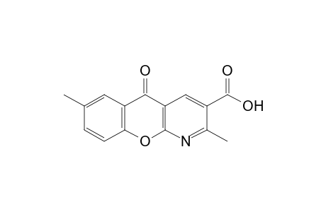 2,7-DIMETHYL-5-OXO-5H-[1]BENZOPYRANO[2,3-b]PYRIDINE-3-CARBOXYLIC ACID