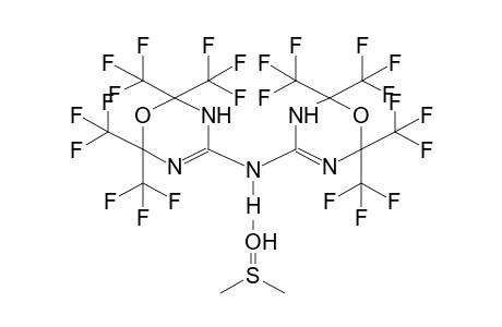 N,N-BIS[2,2,6,6-TETRAKIS(TRIFLUOROMETHYL)-2,3-DIHYDRO-1,3,5-OXADIAZIN-4-YL]AMINE DIMETHYLSULPHOXIDE ADDUCT