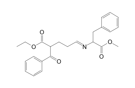 Methyl N-(4-benzoyl-4-ethoxycarbonylbutylidene)phenylalaninate