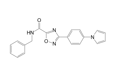 1,2,4-Oxadiazole-5-carboxamide, N-(phenylmethyl)-3-[4-(1H-pyrrol-1-yl)phenyl]-