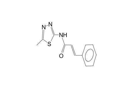 N-(5-methyl-1,3,4-thiadiazol-2-yl)-3-phenylacrylamide