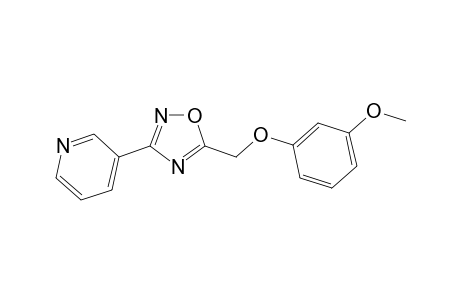 1,2,4-Oxadiazole, 5-(3-methoxyphenoxymethyl)-3-(3-pyridyl)-