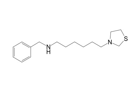 Benzenemethanamine, N-[6-(thiazolidin-3-yl)hexyl]-