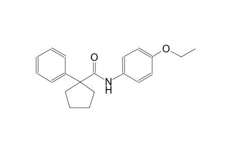 N-(4-ethoxyphenyl)-1-phenylcyclopentanecarboxamide
