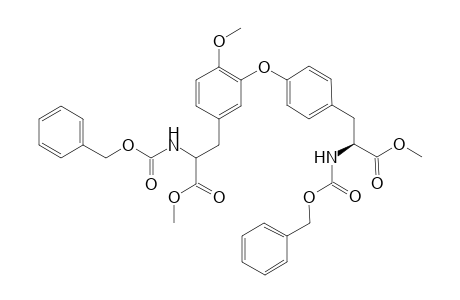 (S)-N-[(Phenylmethoxy)carbonyl]-O-[5-[2-[[(phenylmethoxy)cartbonyl]amino]-2-(methoxycarbonyl)ethyl]-2-methoxyphenyl]-L-tyrosine methyl ester