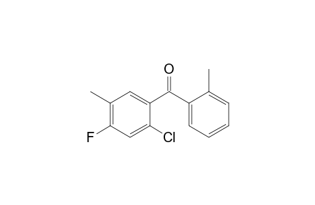 1-(o-Methylbenzoyl)-5-methyl-2-chloro-4-fluorobenzene