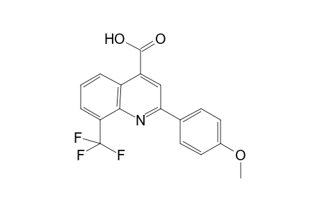 2-(4-Methoxyphenyl)-8-(trifluoromethyl)-4-quinolinecarboxylic acid