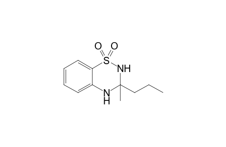 3,4-Dihydro-3-methyl-3-propyl-(2H)-1,2,4-benzothiadiazine-1,1-dioxide