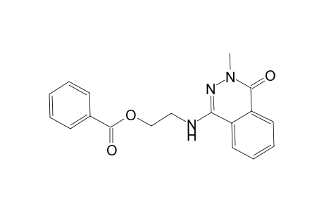 2-[(3-Methyl-4-oxo-3,4-dihydro-1-phthalazinyl)amino]ethyl benzoate