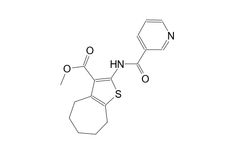 methyl 2-[(3-pyridinylcarbonyl)amino]-5,6,7,8-tetrahydro-4H-cyclohepta[b]thiophene-3-carboxylate