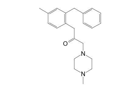 1-(2-Benzyl-4-methylphenyl)-3-(4-methylpiperazin-1-yl)propan-2-one