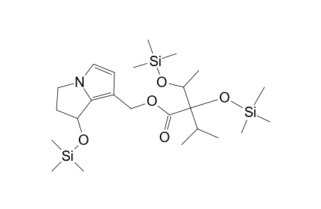 (1-[(Trimethylsilyl)oxy]-2,3-dihydro-1H-pyrrolizin-7-yl)methyl 2-isopropyl-2,3-bis[(trimethylsilyl)oxy]butanoate