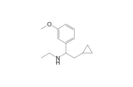 2-cyclopropyl-N-ethyl-1-(3-methoxyphenyl)ethanamine