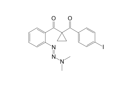 (E)-(1-(2-(3,3-dimethyltriaz-1-en-1-yl)benzoyl)cyclopropyl)(4-iodophenyl)methanone