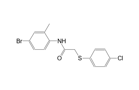 acetamide, N-(4-bromo-2-methylphenyl)-2-[(4-chlorophenyl)thio]-