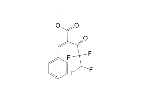 E-METHYL-2-BENZYLIDENE-3-OXO-4,4,5,5-TETRAFLUOROPENTANOATE;MAJOR_ISOMER