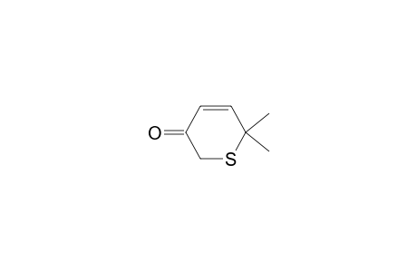 6,6-Dimethyl-2H,6H-thiin-3-one