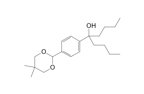 5-(4-(5,5-Dimethyl-1,3-dioxan-2-yl)phenyl)nonan-5-ol