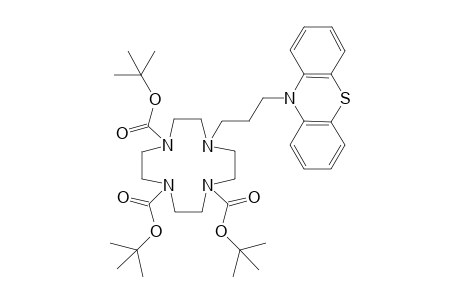 Tri-(t-Buty) 10-[(Phenothiazin-1'-yl)propionyl]-1,4,7,10-tetraazacyclodecane-1,4,7-tricarboxylate
