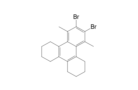 10,11-bis(bromanyl)-9,12-dimethyl-1,2,3,4,5,6,7,8-octahydrotriphenylene