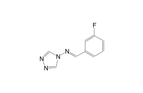 N-[(E)-(3-fluorophenyl)methylidene]-4H-1,2,4-triazol-4-amine