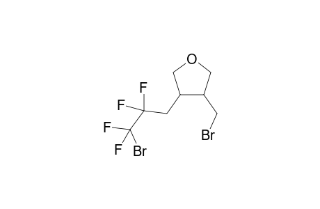 3-(bromomethyl)-4-(3-bromo-2,2,3,3-tetrafluoro-propyl)tetrahydrofuran