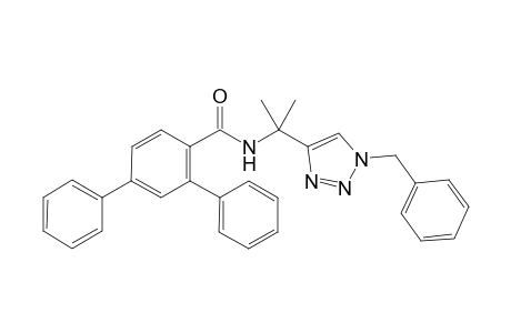 N-(2-[1-Benzyl-1H-1,2,3-triazol-4-yl]propan-2-yl)-[1,1':3',1''-terphenyl]-4'-carboxamide