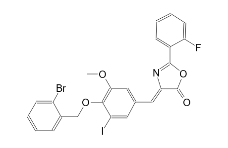 (4Z)-4-{4-[(2-bromobenzyl)oxy]-3-iodo-5-methoxybenzylidene}-2-(2-fluorophenyl)-1,3-oxazol-5(4H)-one