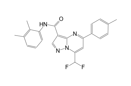 7-(difluoromethyl)-N-(2,3-dimethylphenyl)-5-(4-methylphenyl)pyrazolo[1,5-a]pyrimidine-3-carboxamide