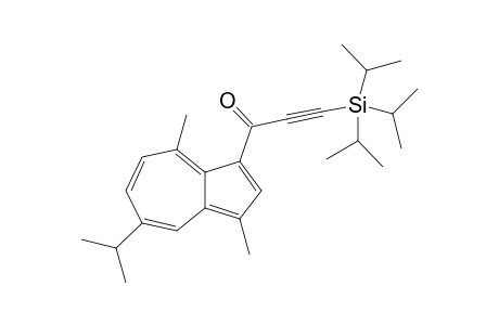 1-[3,8-Dimethyl-5-(propan-2-yl)azulen-1-yl]-3-[tris(propan-2-yl)silyl]prop-2-yn-1-one
