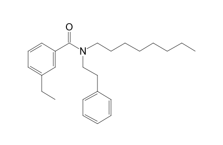 Benzamide, 3-ethyl-N-(2-phenylethyl)-N-octyl-