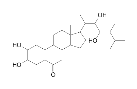 17-(2,3-dihydroxy-1,4,5-trimethyl-hexyl)-2,3-dihydroxy-10,13-dimethyl-1,2,3,4,5,7,8,9,11,12,14,15,16,17-tetradecahydrocyclopenta[a]phenanthren-6-one