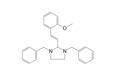 imidazolidine, 2-[(E)-2-(2-methoxyphenyl)ethenyl]-1,3-bis(phenylmethyl)-
